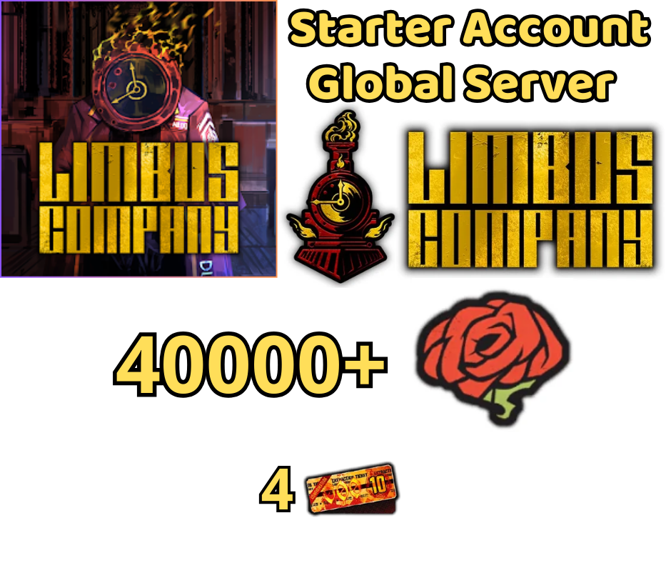 [GLOBAL]Limbus Company Starter Account 40k Lunacy